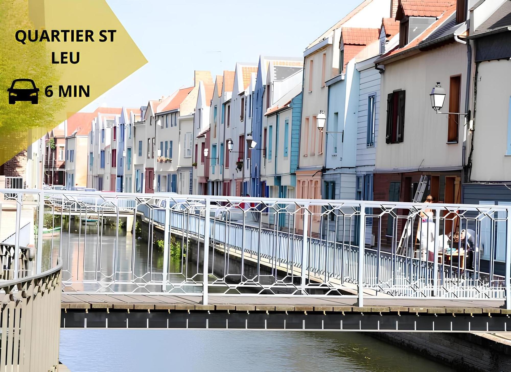 400M Gare&Centre Ville, Seche Linge, Local Velo Amiens Exterior foto